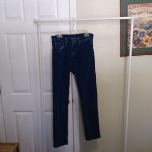 Wrangler Dark Blue Straight Jeans